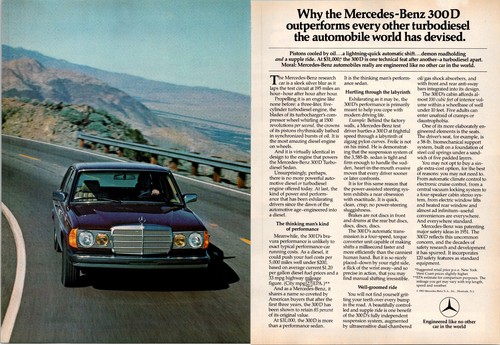 1983 mercedes benz - benz, 300d