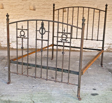 Brass iron victorian double - brass,