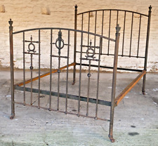 Brass Iron Victorian Double Bed Antique French