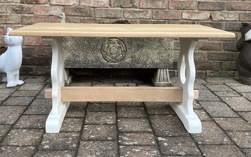 Shabby chic solid oak oblong - chic,