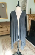 C&C Grey waterfall Cardigan with leather sleeves $155.00 - Size S - Moving sale!