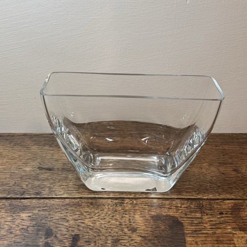 Vintage heavy clear glass - heavy,
