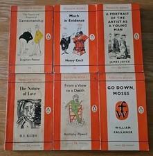 6 Vintage Orange Penguin