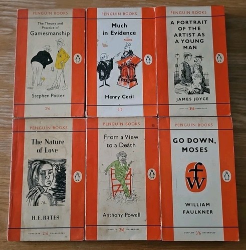 Vintage orange penguin - 6,