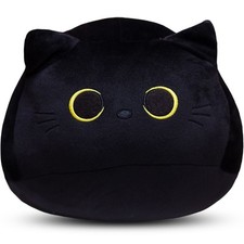 GIANT BLACK CAT PLUSHIE 10