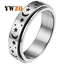 925 Silver Plated Anxiety Moon