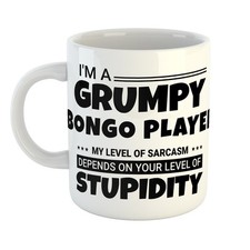 GRUMPY BONGO PLAYER SARCASM