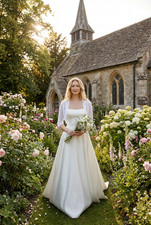 White Bridal Wedding mohair