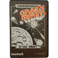 Crazy Comets Commodore 64 Video Game Martech Cassette