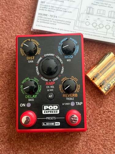 Line pod express guitar - guitar, amp