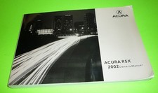 2002 ACURA RSX OWNERS MANUAL