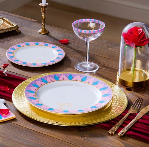 Beauty and the beast plate - the,