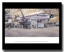 Bristol Britannia RAF Transport Command AEC Matador framed picture Norman Hoad