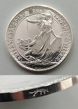 2018 1oz Silver Britannia DOG PRIVY Coin - Very Rare ( .999 Pure ) Royal Mint