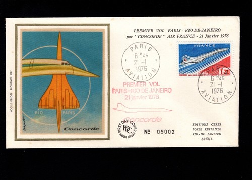 Concorde flight france rio - flight,
