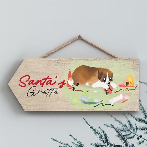Santas grotto dogs arrow - santas,