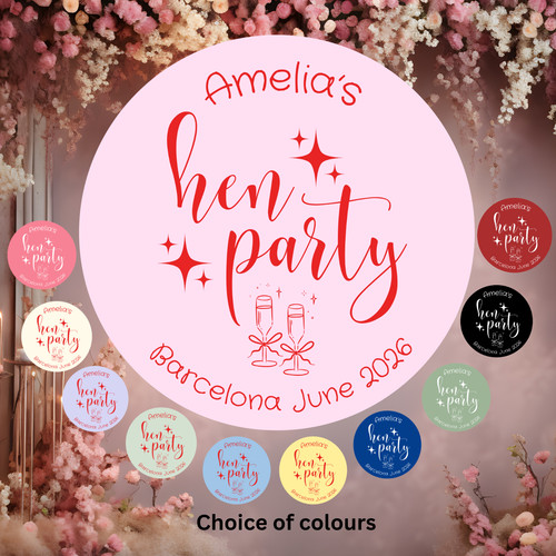 Personalised hen party - personalised,