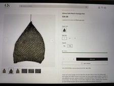 SHIRES SOFT MESH HAYLAGE NET Small Holes Length 40" Holes 1" Black