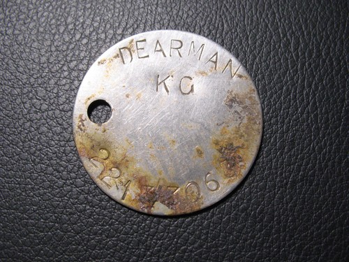 Ww2 dog tag ex forgotten - ww2,