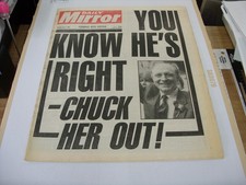 Vintage Newspaper DAILY MIRROR