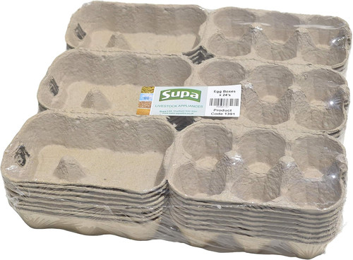 Supa half dozen egg boxes - dozen,