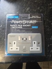 POWER BREAKER - SAFETY RCD PASSIVE SOCKET 30mA - K22WPAPN-C - NEW BOXED
