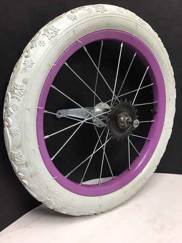 Bicycle rear purple wheel - bicycle,