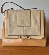 M & S LADIES CAMEL HANDBAG 