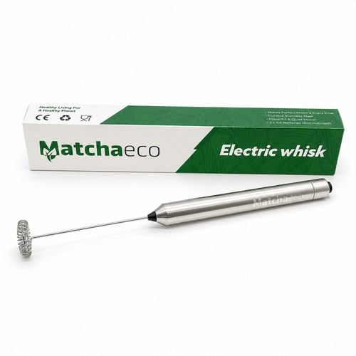 Matchaeco matcha whisk - matcha, milk