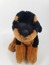 Animal Alley Rottweiler Dog Black Brown Soft Plush Toy 11" Toys R Us