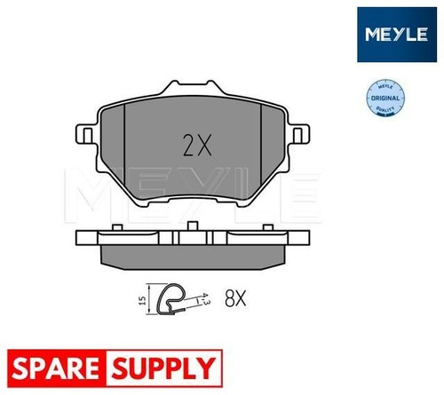 Brake pad set - brake, for