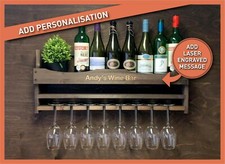 Large Wine Rack Shelf Wooden -