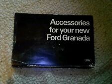 Ford Granada Mk1  Accessories Folding Colour Brochure 1972