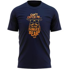 Funny Ginger Beard T Shirt Can't Catch Me I'm The Ginger Beard Man Gift For Him
