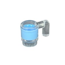 Resin filled blue milk mug -