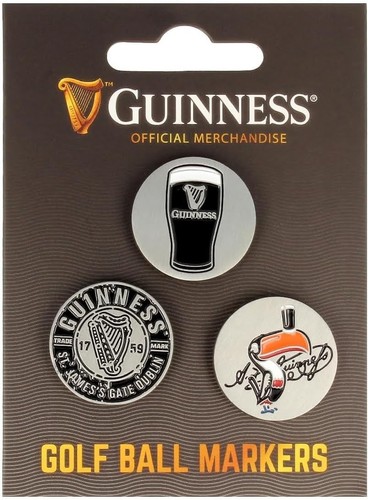 Guinness golf ball - guinness, markers