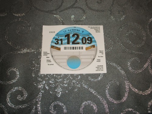 Tax disc 12 - disc,