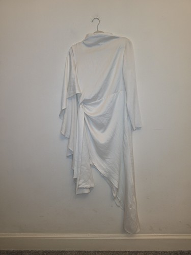 Bnwot white silky aysmmetric - bnwot,
