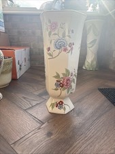 Vintage Tall Floral Hexagonal