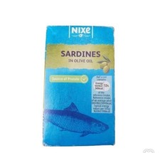 10 Cans Sardines in OLIVE Oil High on Protein Nixe 120gx10=1200g