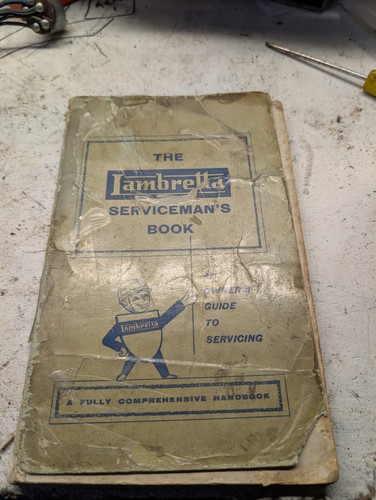 Lambretta servicemans book - lambretta,