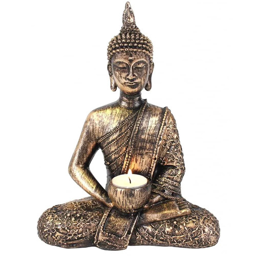 Sitting thai buddha tealight - sitting,