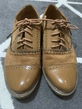 Womens tan brogues - tan,