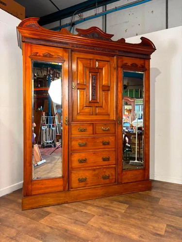 Edwardian mahogany compactum - edwardian,