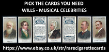 WILLS - MUSICAL CELEBRITIES - PICK THE CARDS YOU NEED