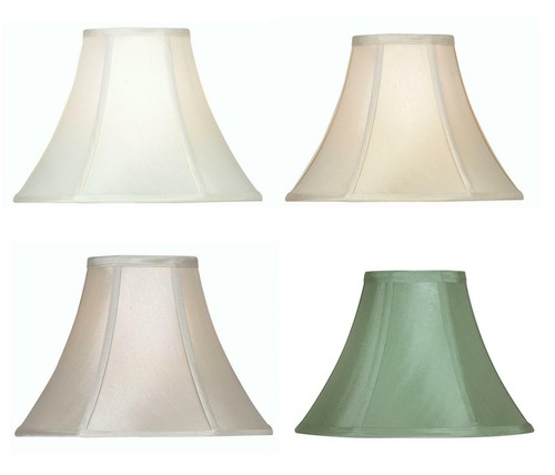 Bell lampshade faux silk - faux,