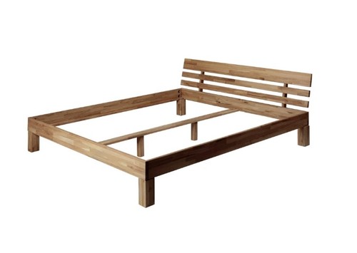 Solid oak super - king, size