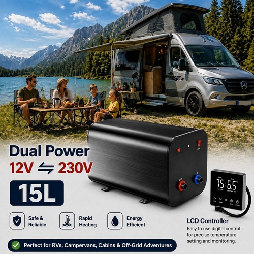 Campervan 12v 230v dual - 15, l