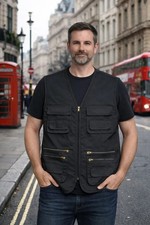 Men Waistcoat Multi Pockets