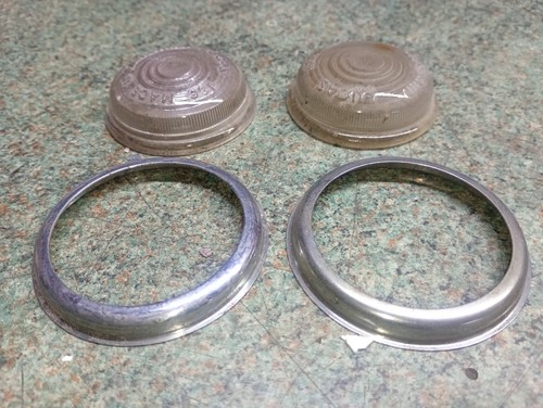 Pair vintage lucas flat - a,